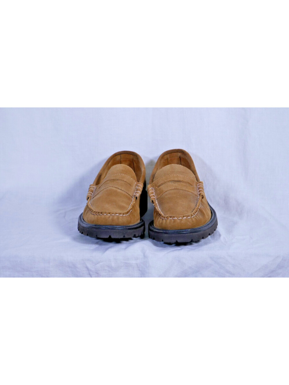 G.H. Bass & Co. Weejuns Suede Handcrafted Penny Loafers Men's Size 11
